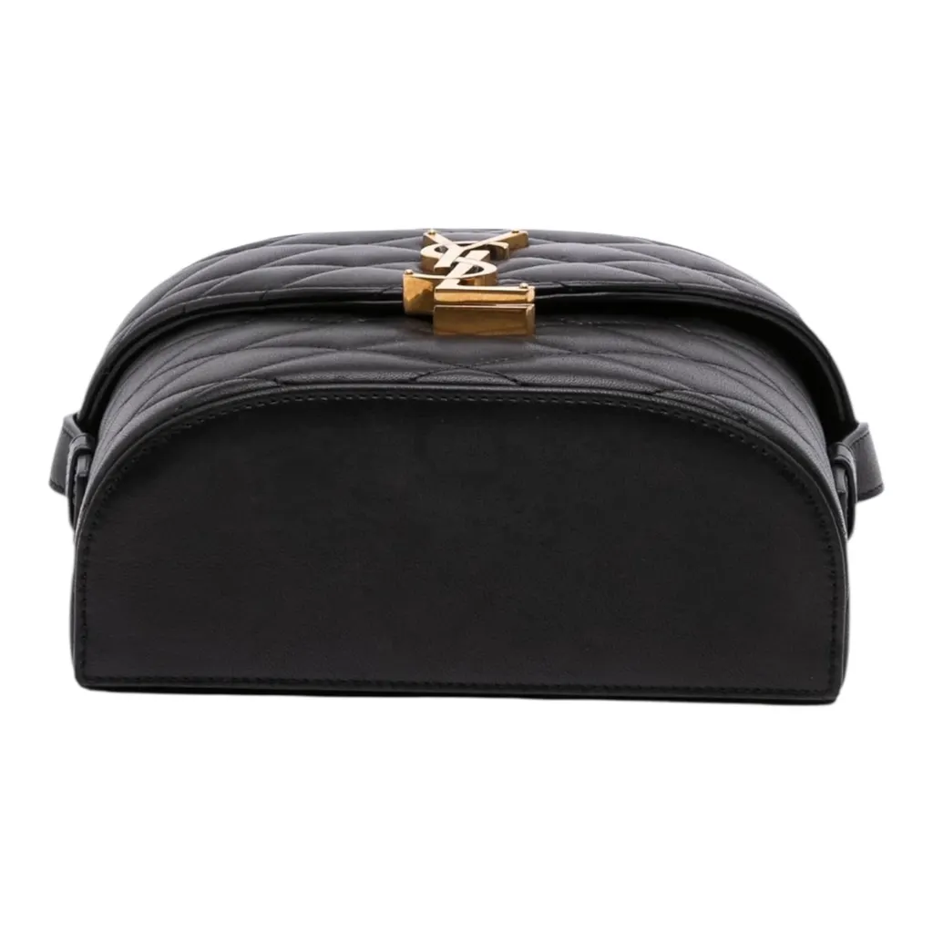 Saint Laurent Saint Laurent Monogram June Black Leather Never worn, with tag - Inside View