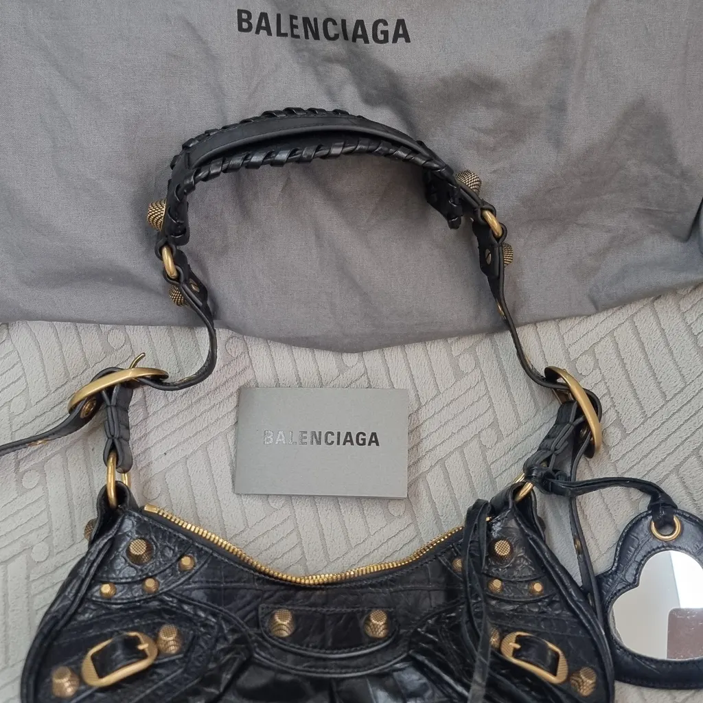Balenciaga Croc Xs Le Cagole Black Leather Never worn - Box View