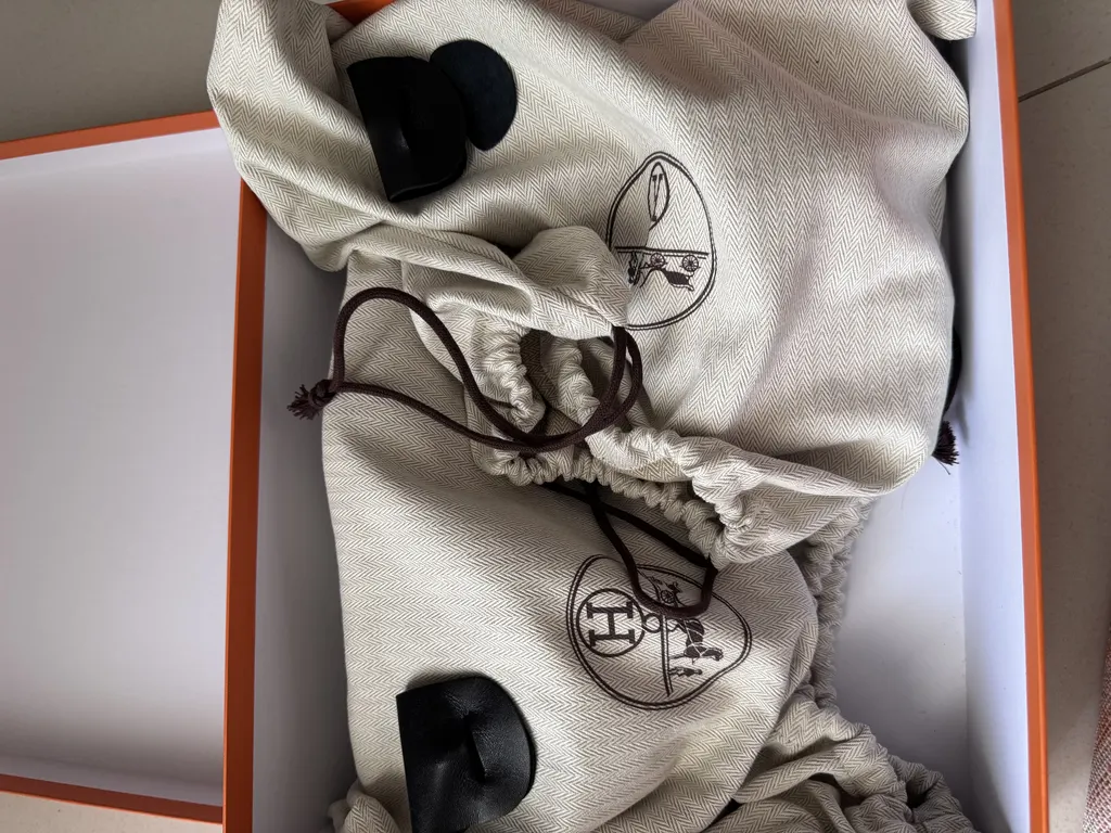 Hermès Neo Ankle Strap Boots Black Very good - Box View