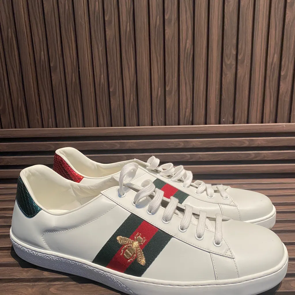 Gucci Ace White Leather Never worn, with tag - Box View