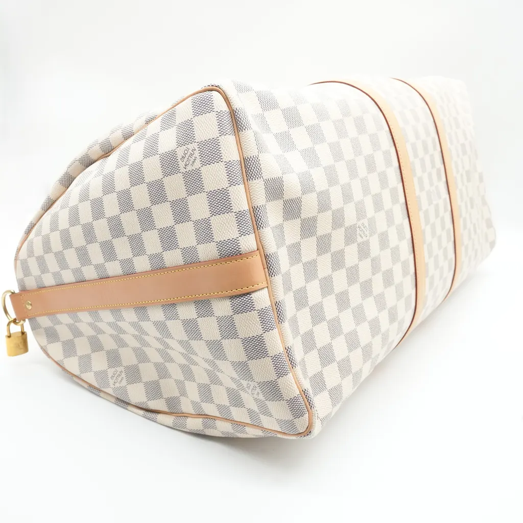 Louis Vuitton Keepall Bandouliere 55 Beige Plastic Very good - Box View