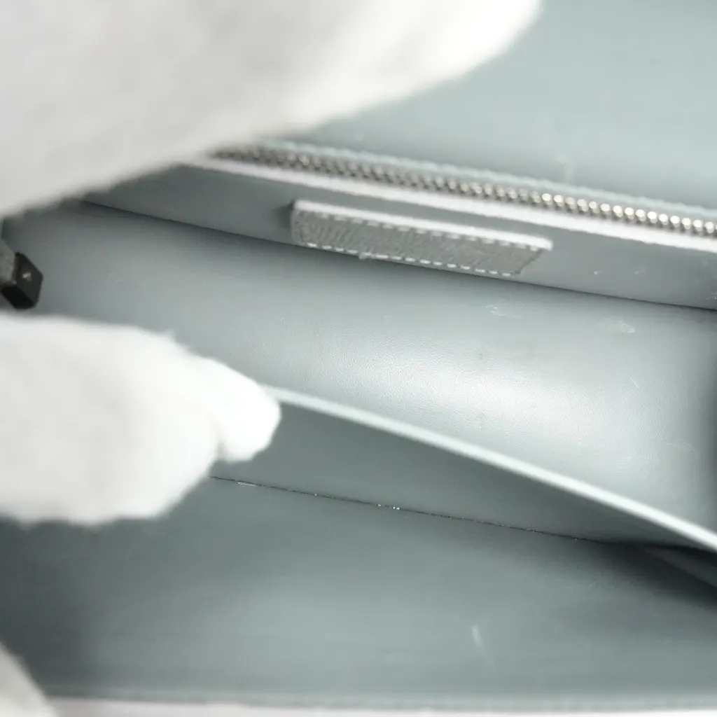 Dior 30 Montaigne Grey Bag Grey Leather Fair - Box View