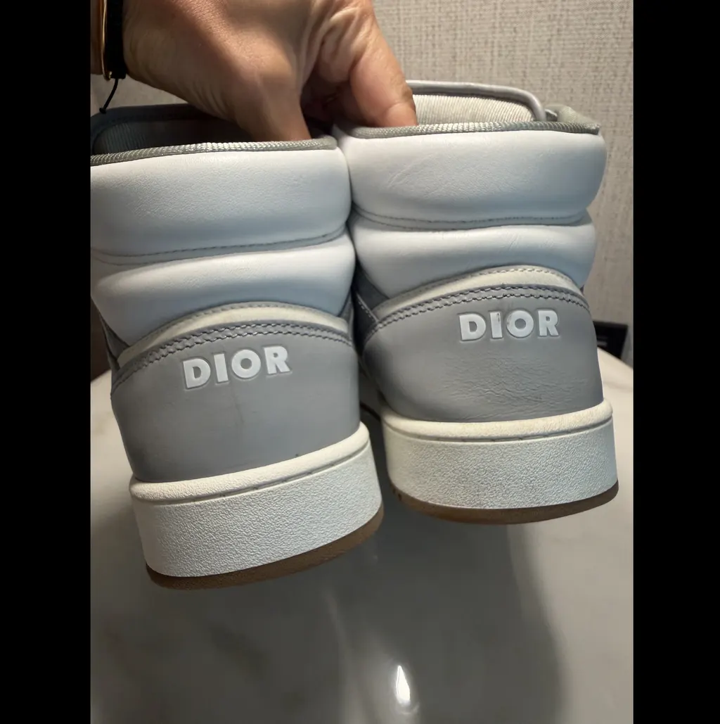 Dior B27 sneakers White Leather Very good - Box View