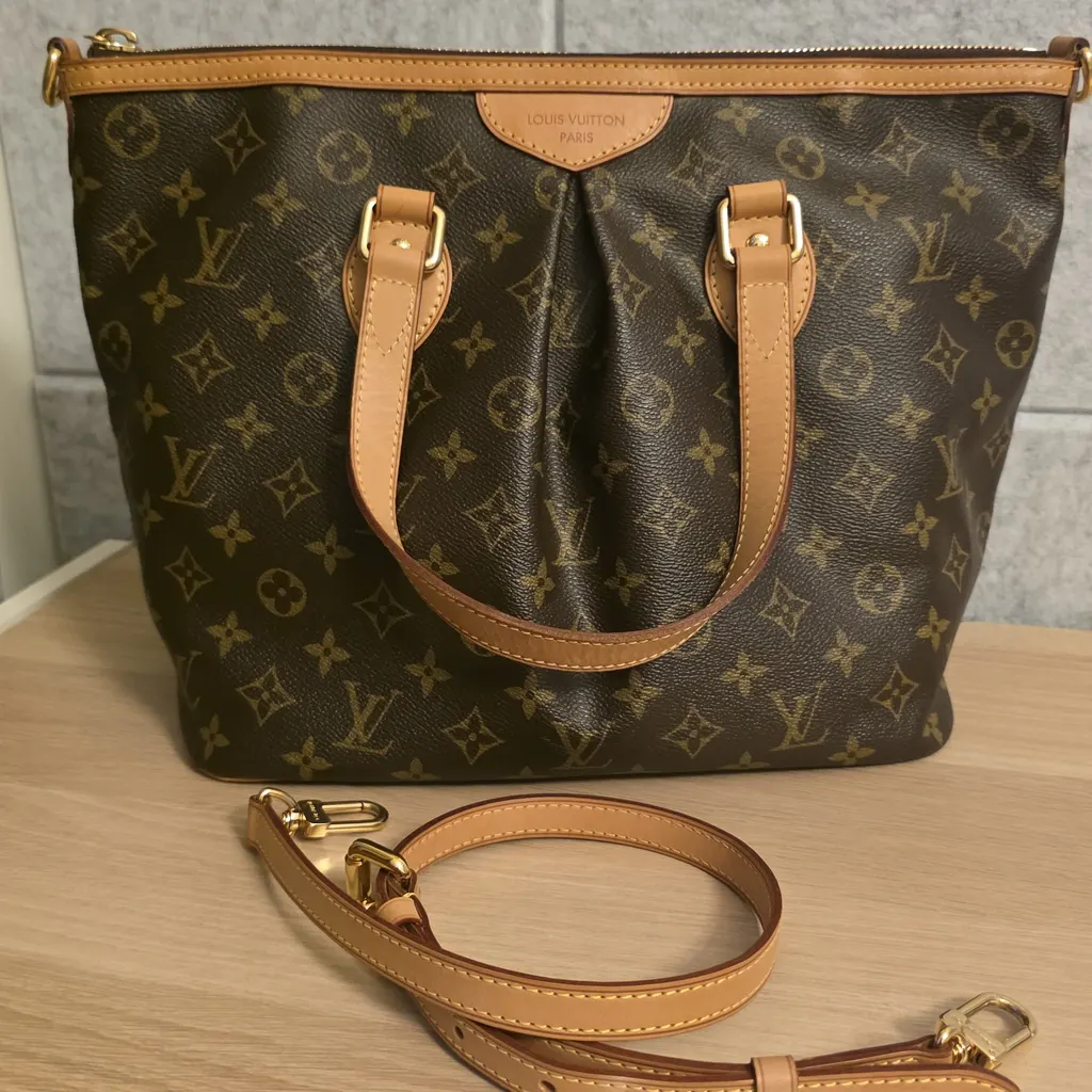 Louis Vuitton Louis Vuitton Palermo Pm Brown Canvas Very good - Box View