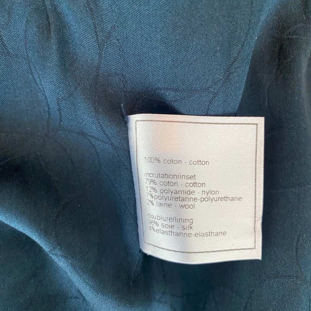 Chanel Tweed Trim Denim Jacket - Side view