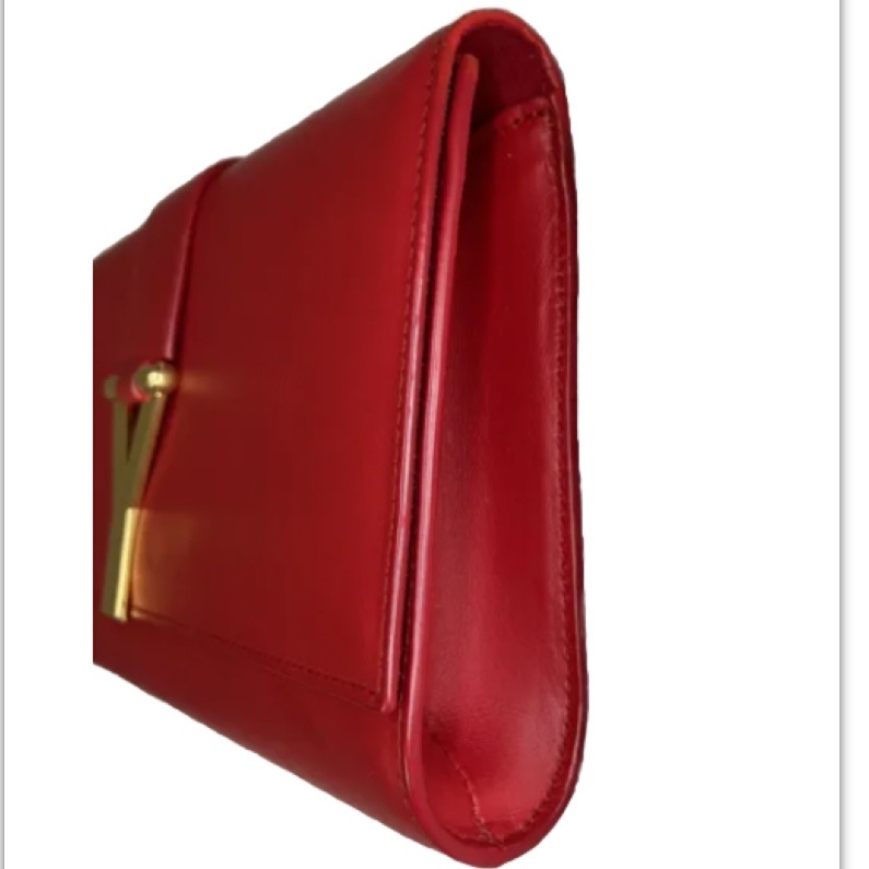 Saint Laurent Y logo flap clutch - Detail 2