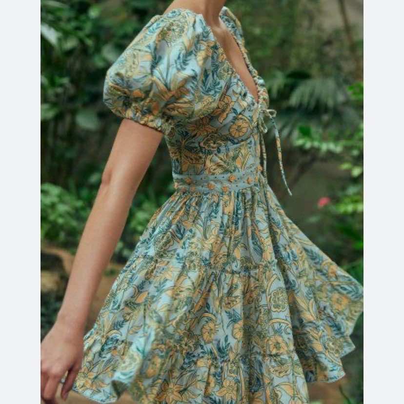 AGUA by Agua Bendita Floral Dress - 5