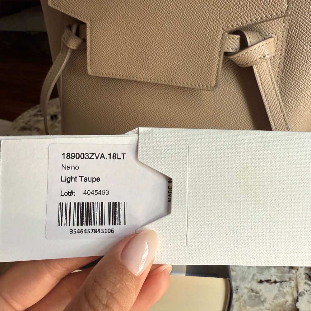 Celine Belt Beige Leather Never worn - Box View
