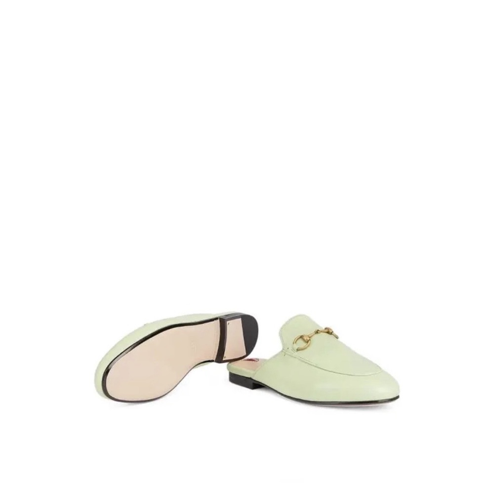 Gucci Princetown leather mules - Detail 1