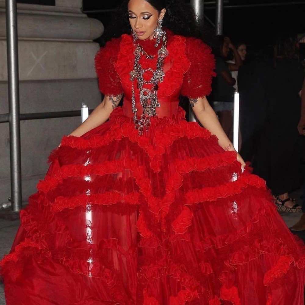 Dolce & Gabbana Silk Organza Ruffle Gown - Detail 1