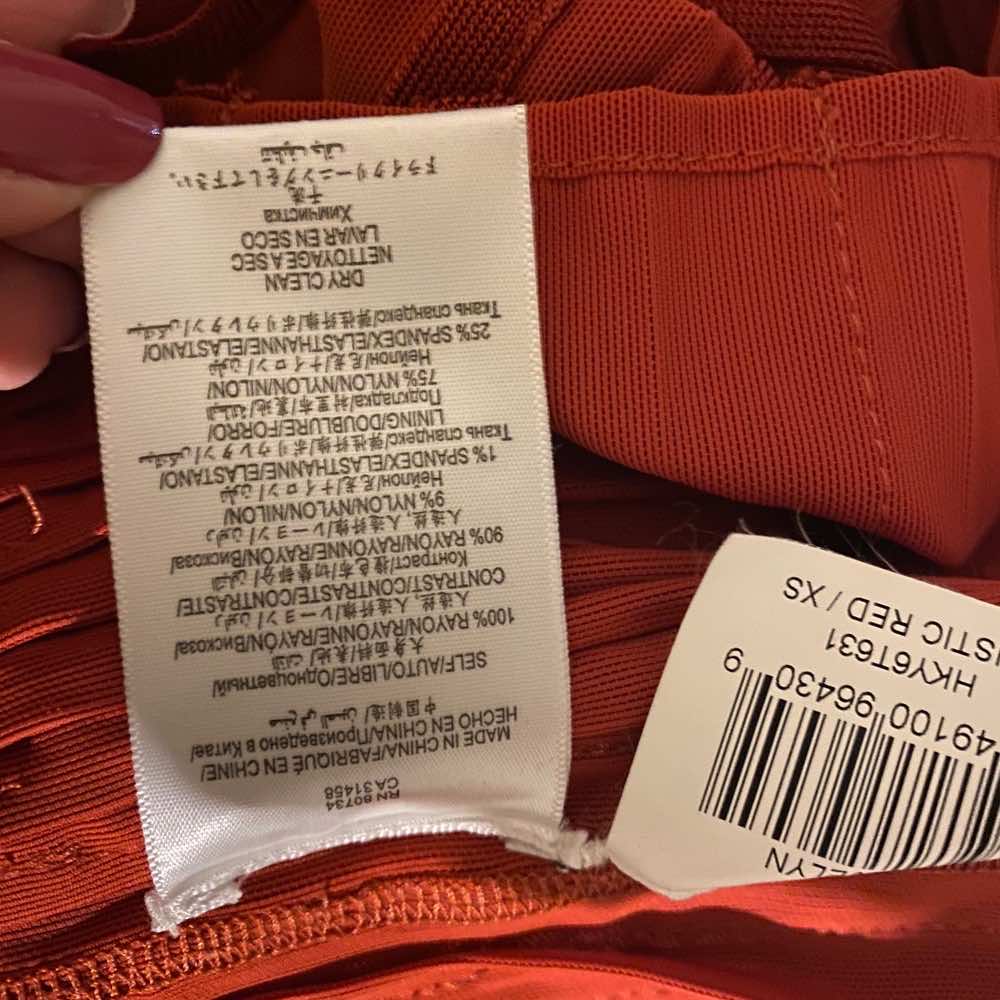 Herve Leger Pleated Bodycon Dress - Image 10