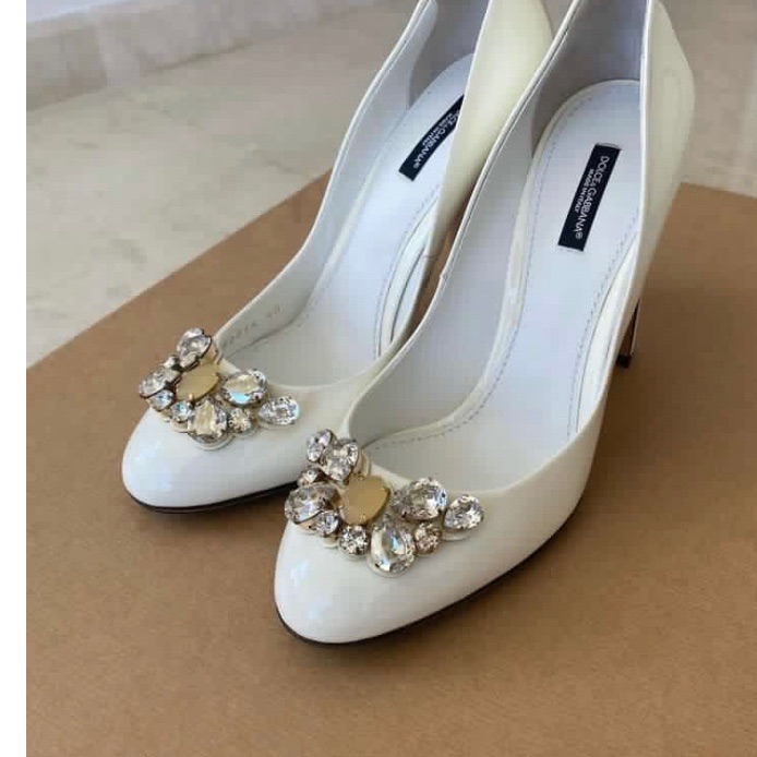 Dolce & Gabbana Jewel Embellished Pumps - Side view