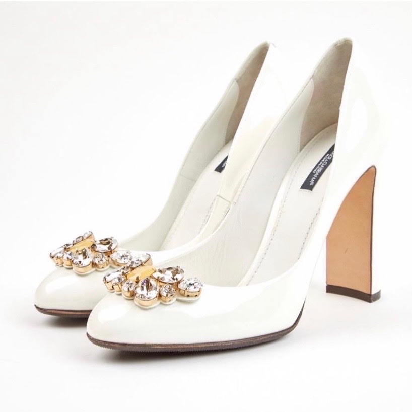 Dolce & Gabbana Jewel Embellished Pumps - Image 11