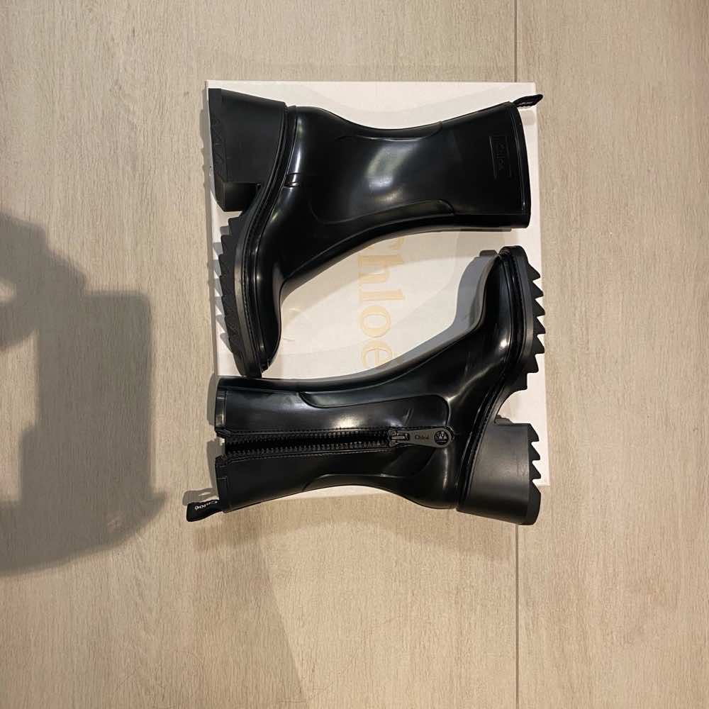 Chloé Betty Rain Boots - Side view