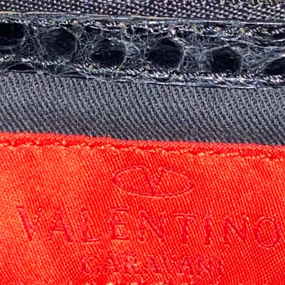 Valentino Black Snakeskin - Side view