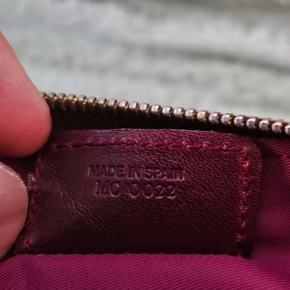Dior Saddle Bag Burgundy Canvas Gold Good - Box View