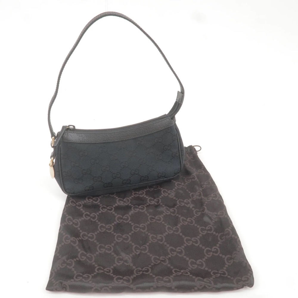 Gucci GG Canvas Baguette - Side view