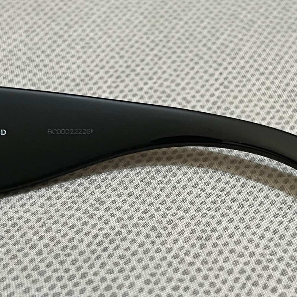 Chanel Rectangle Black Acetate Plastic Very good - Box View