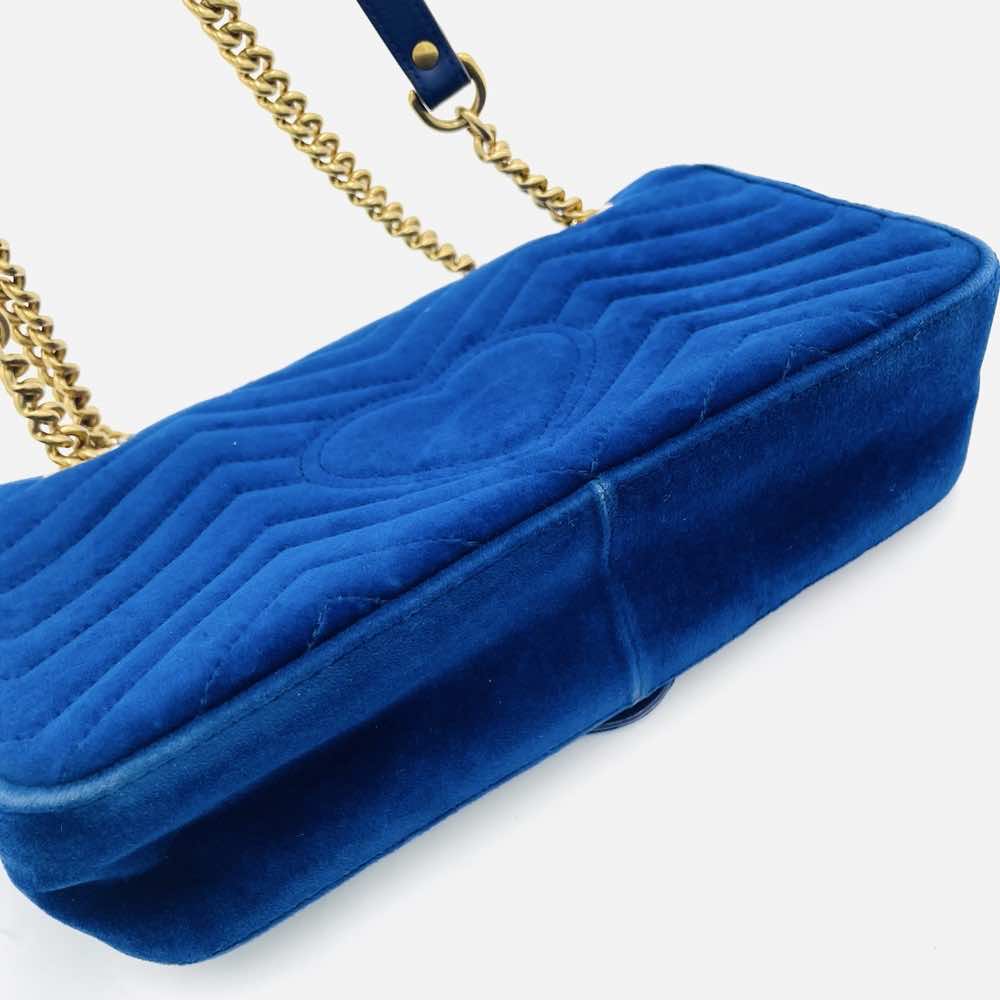 Gucci Suede chain shoulder bag - Side view