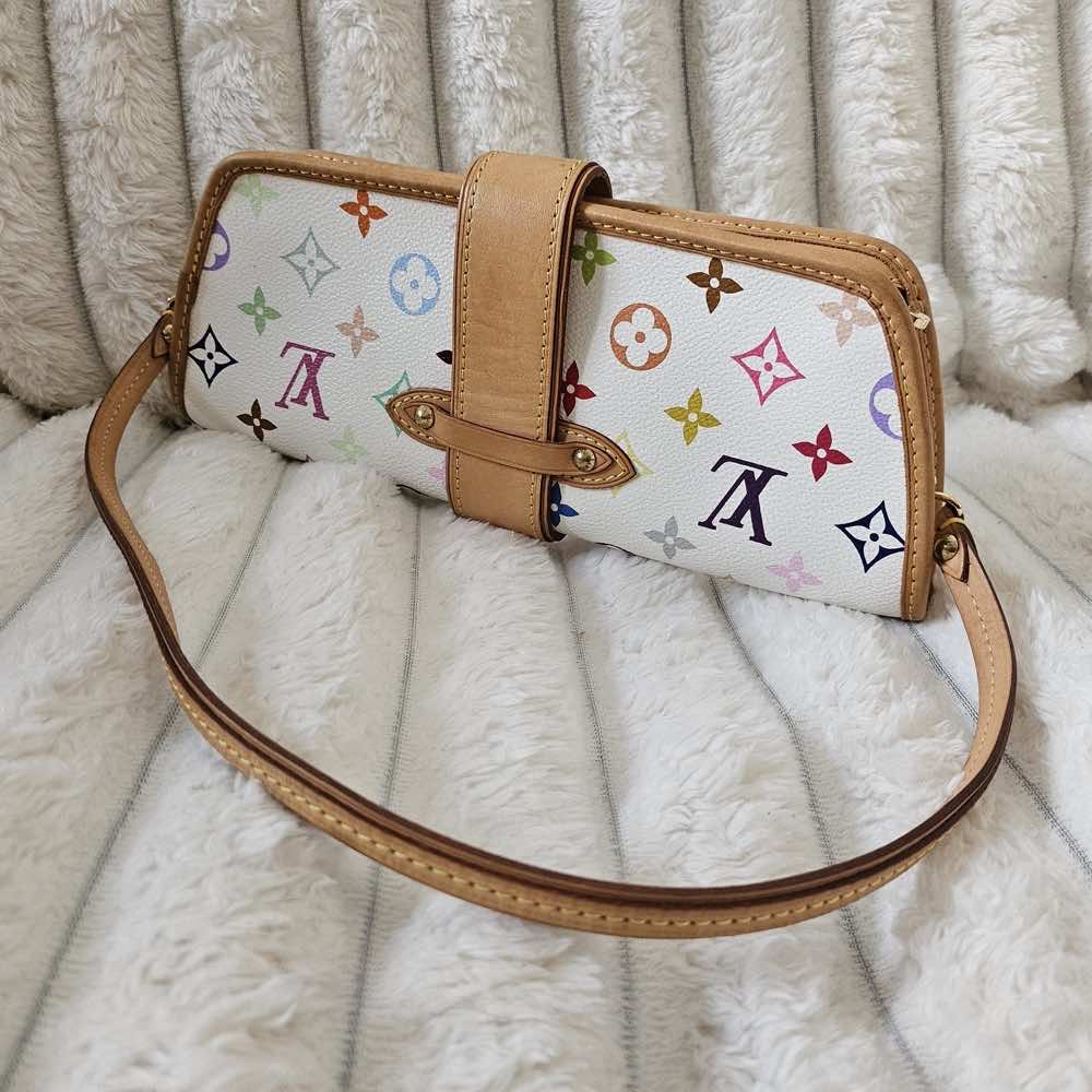 Louis Vuitton Murakami Shirley White Canvas Gold Good - Box View