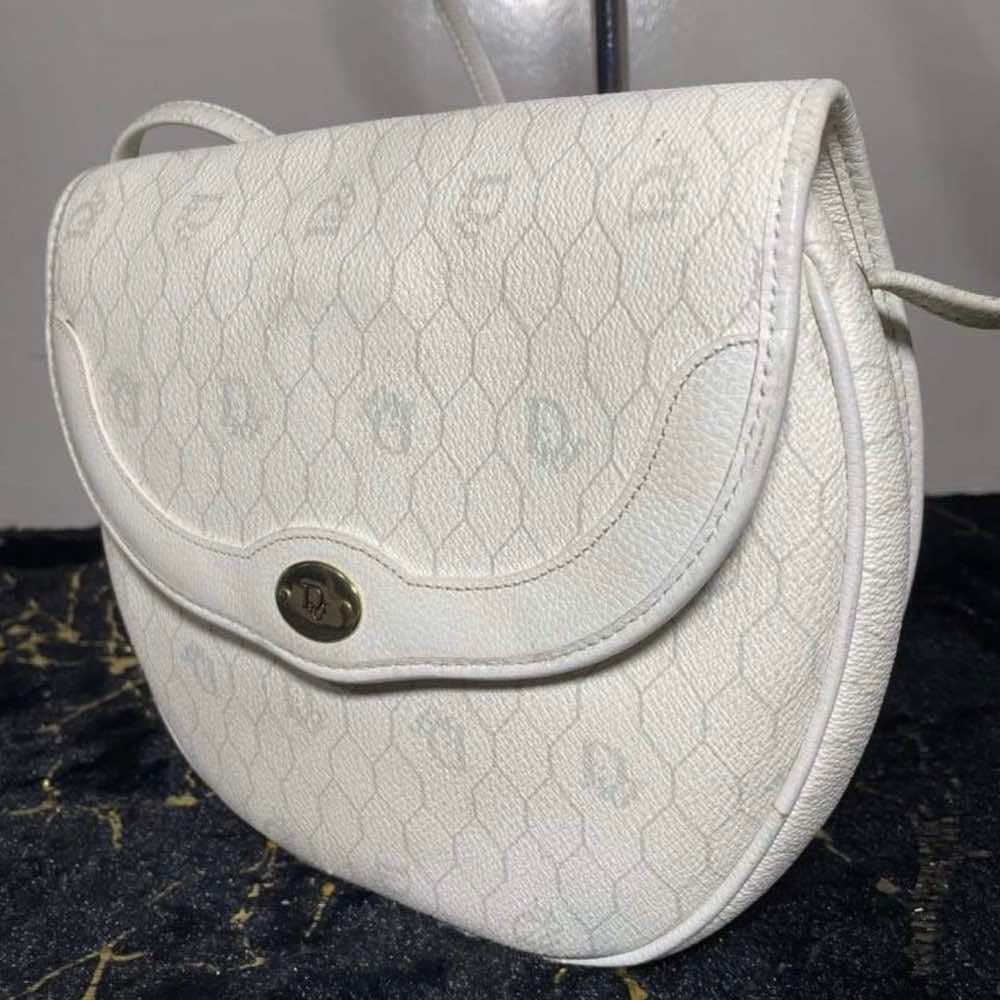 Dior Sling Bag White Canvas Gold Good - Box View