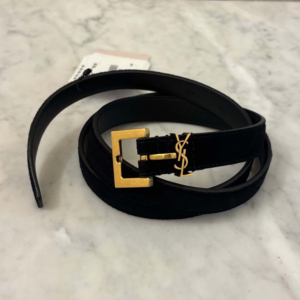 Saint Laurent Suede Belt - Detail 1
