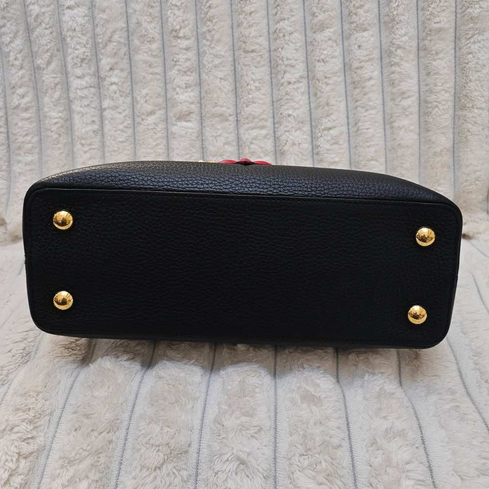 Louis Vuitton PM Capucines Black Leather Gold Good - Box View