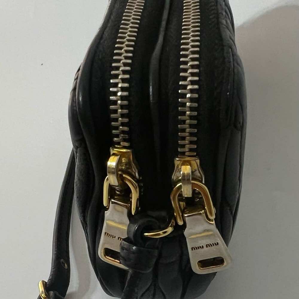 Miu Miu Matelasse Black Leather Metal Very good - Box View