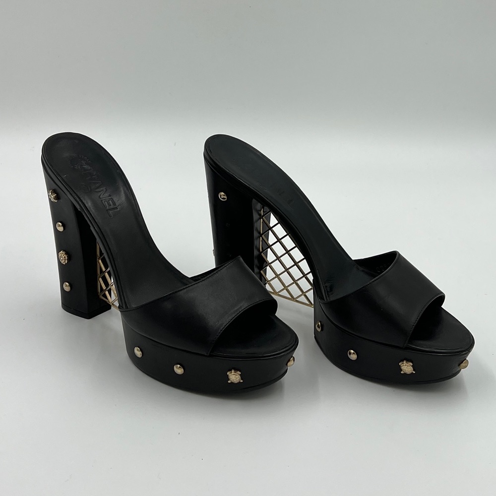 Chanel Platform Sandals - 4