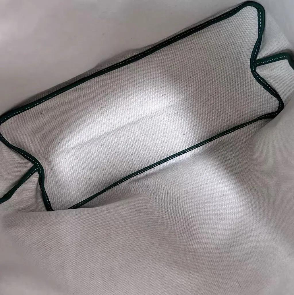 Goyard Goyard Saint Louis PM Green Green Canvas Never worn, with tag - Model View