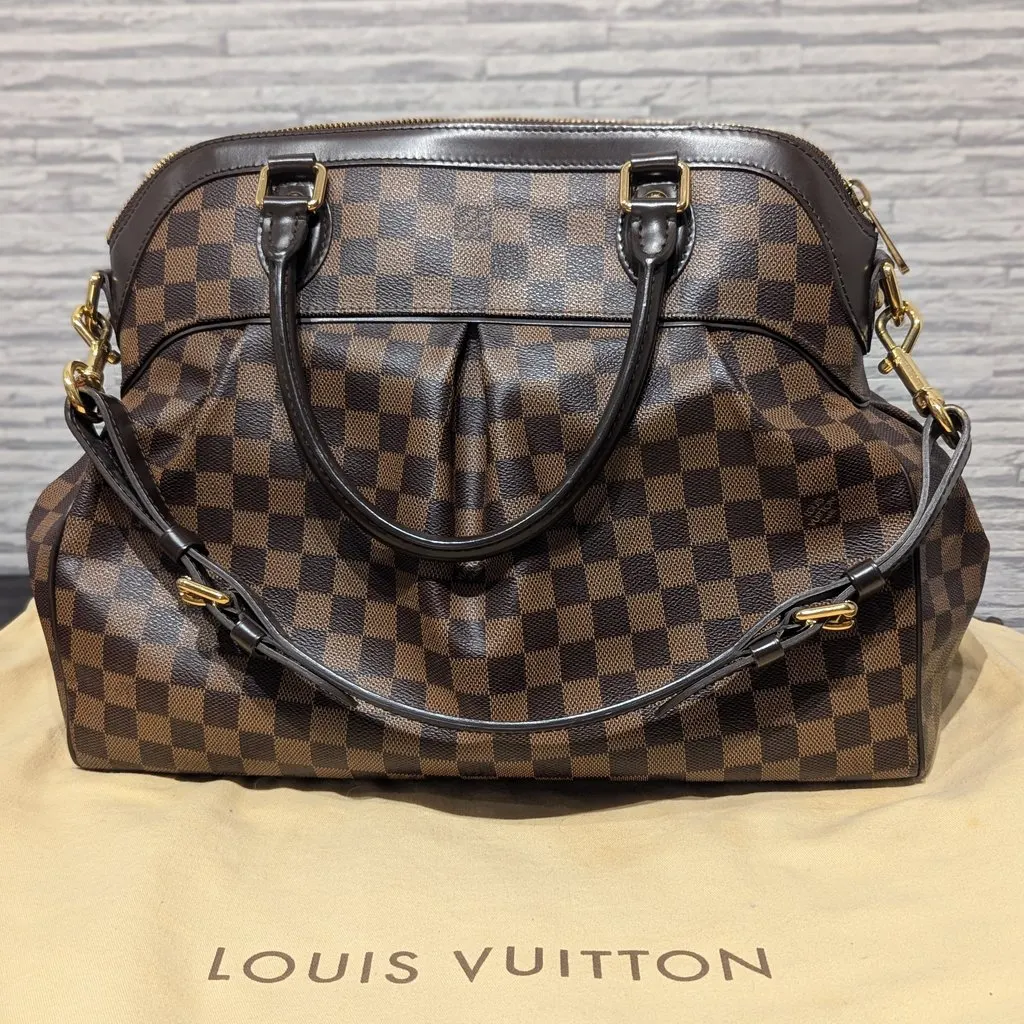 Louis Vuitton Trevi Brown Canvas Very good - Back View