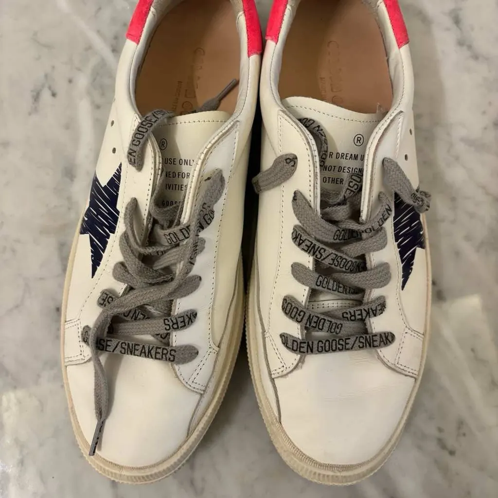 Golden Goose Sneakers White Leather Very good - Inside View