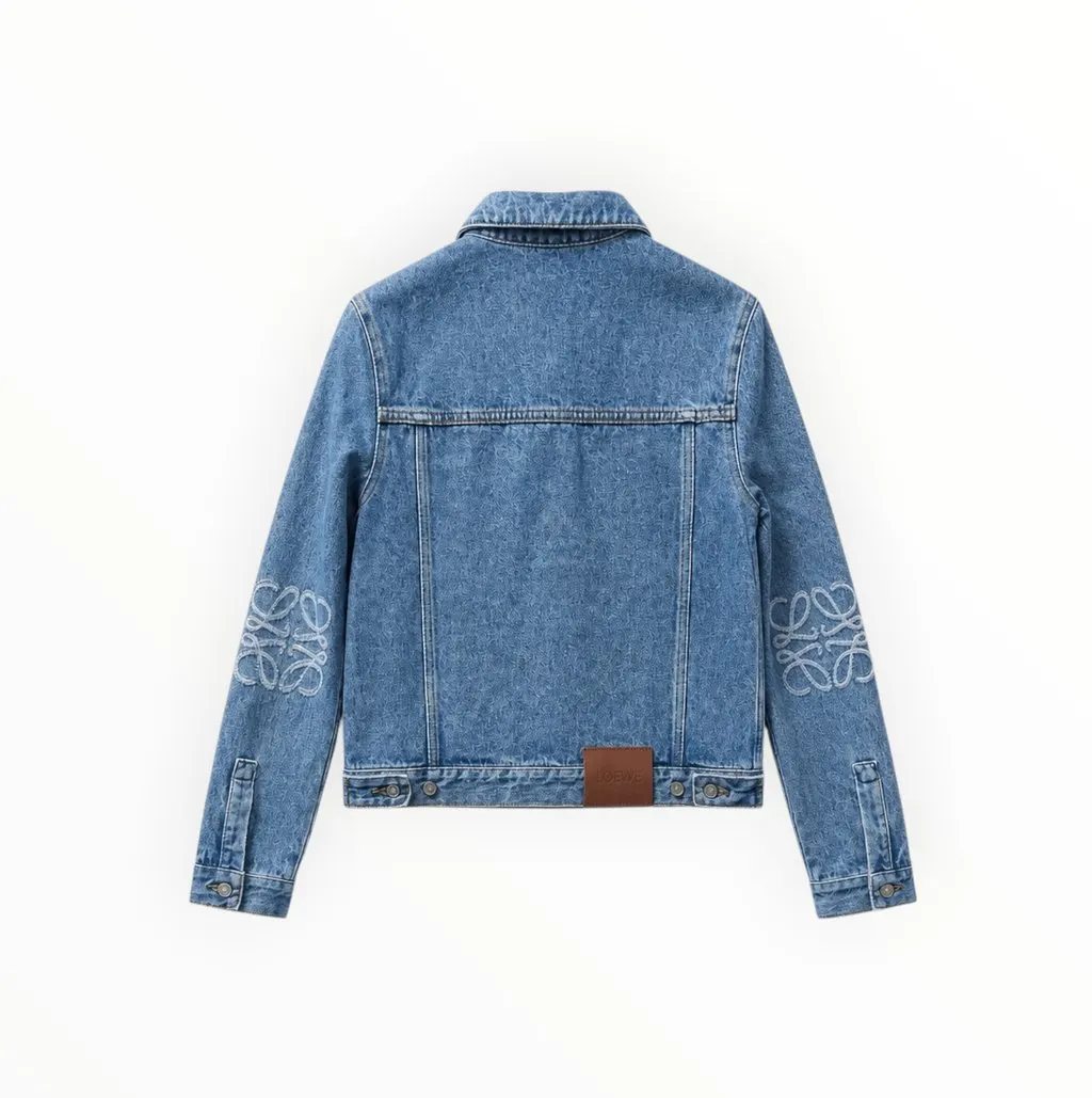 Loewe Jacket Loewe Denim Anagram Blue Denim Never worn, with tag - Back View