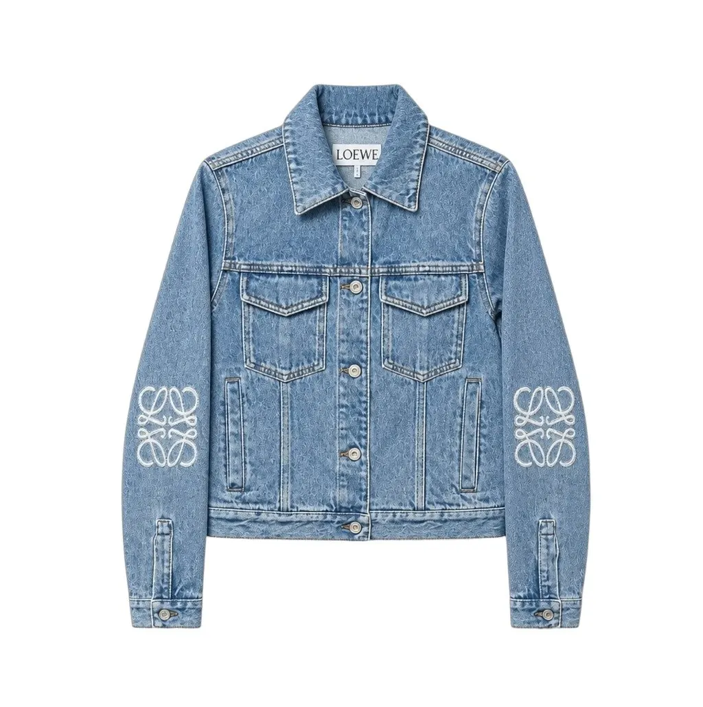 Loewe Jacket Loewe Denim Anagram Blue Denim Never worn, with tag - Front View