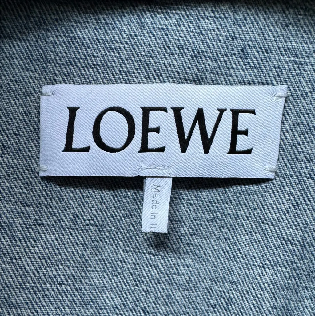 Loewe Jacket Loewe Denim Anagram Blue Denim Never worn, with tag - Inside View