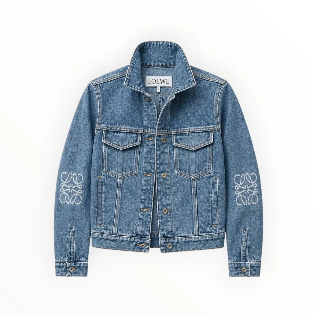 Loewe Jacket Loewe Denim Anagram Blue Denim Never worn, with tag - Box View
