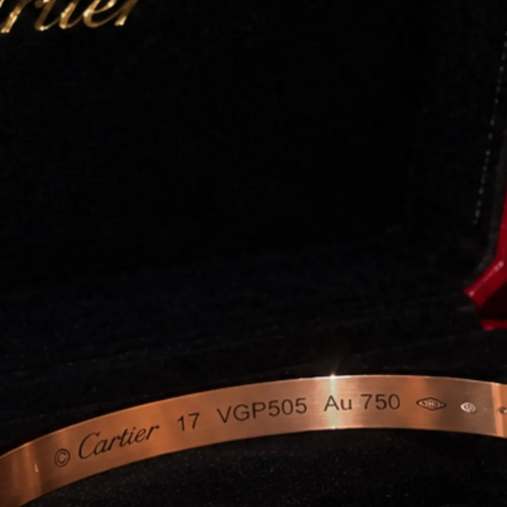 Cartier Love Bracelet Gold Gold Good - Back View