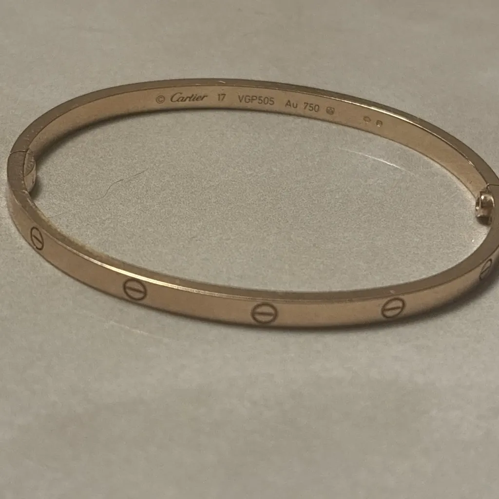 Cartier Love Bracelet Gold Gold Good - Inside View
