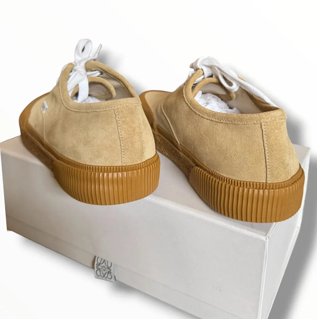 Loewe Loewe Sneaker Vulca Gold Leather Never worn, with tag - Back View