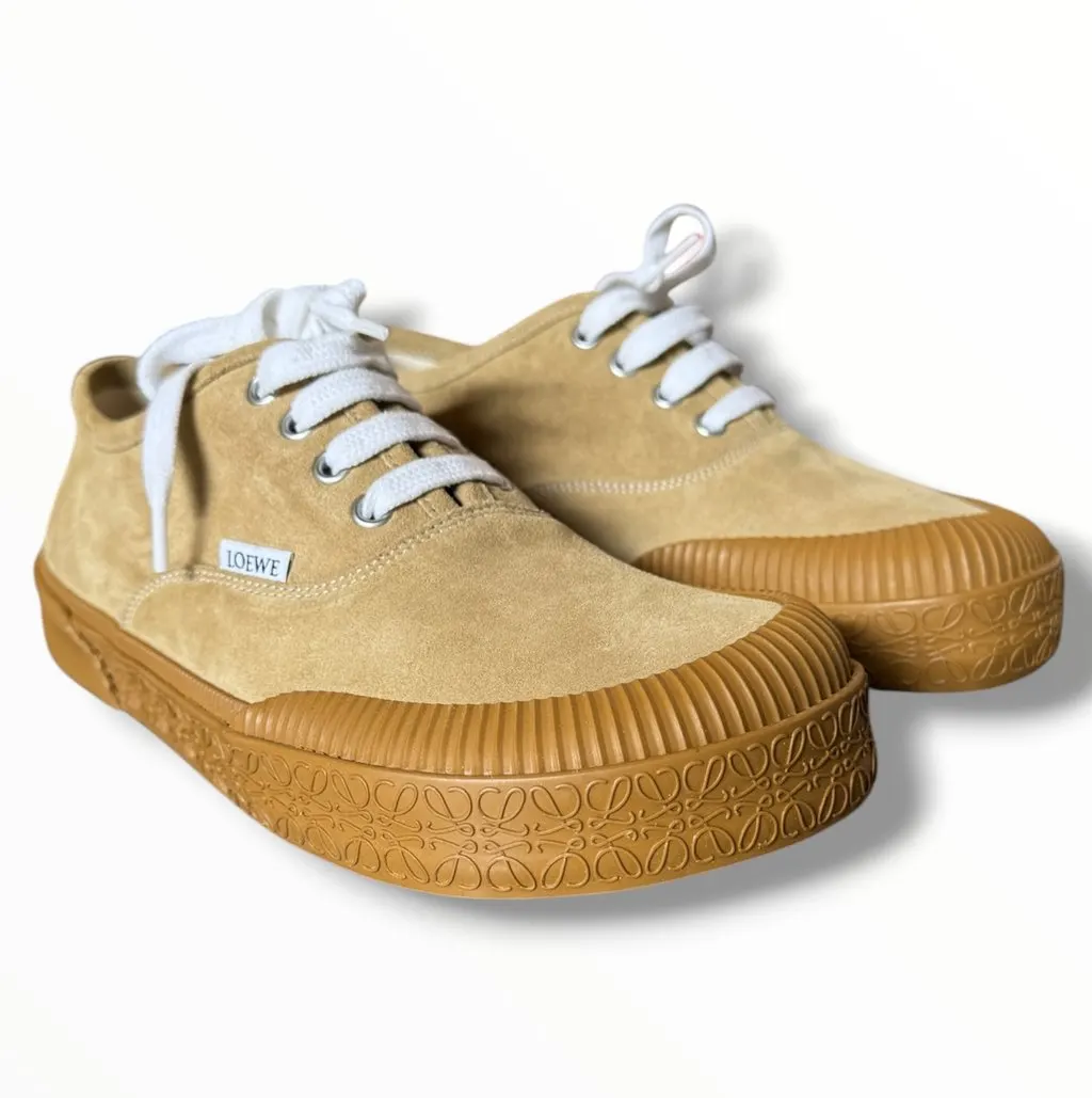 Loewe Loewe Sneaker Vulca Gold Leather Never worn, with tag - Front View