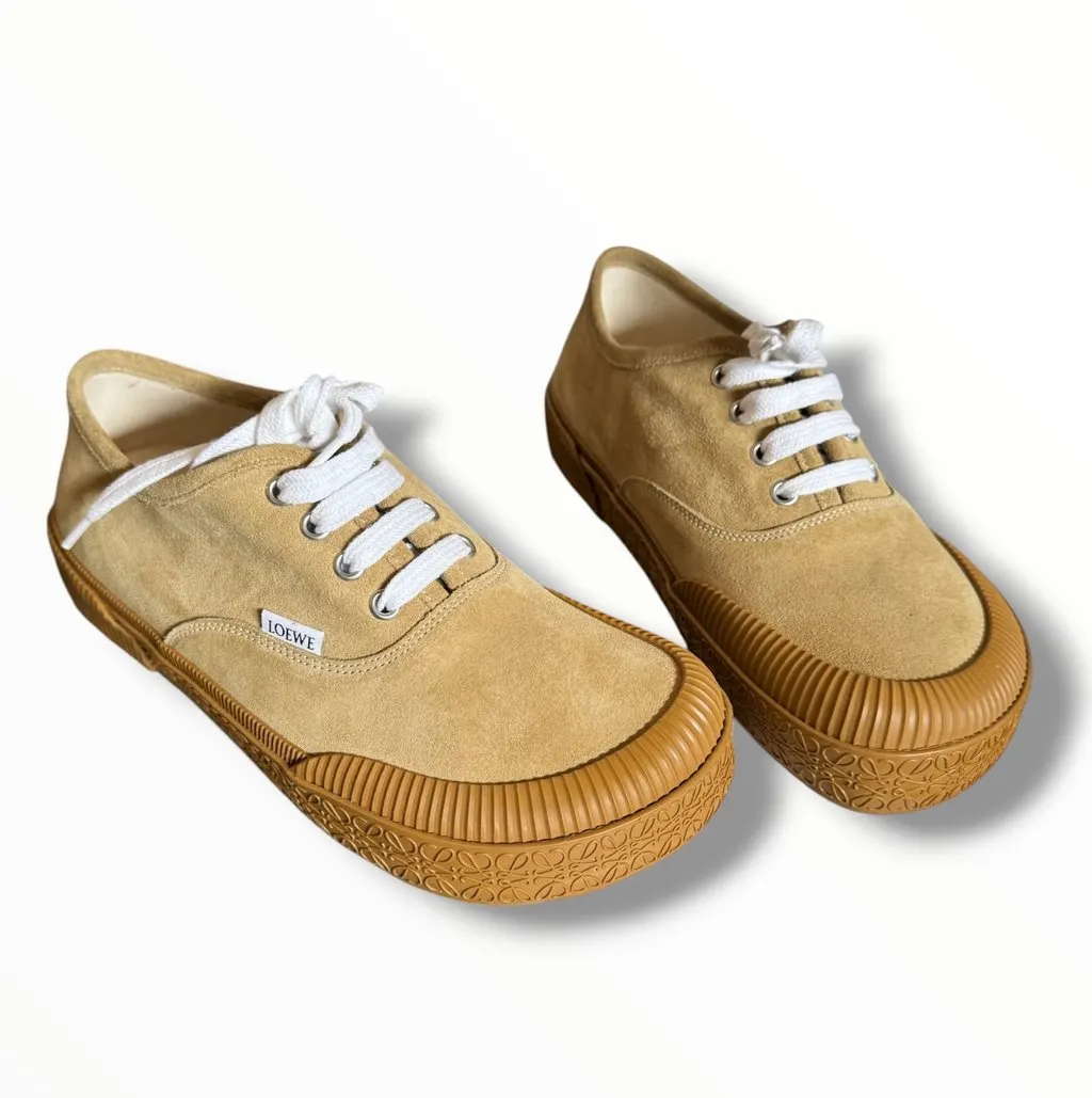 Loewe Loewe Sneaker Vulca Gold Leather Never worn, with tag - Box View