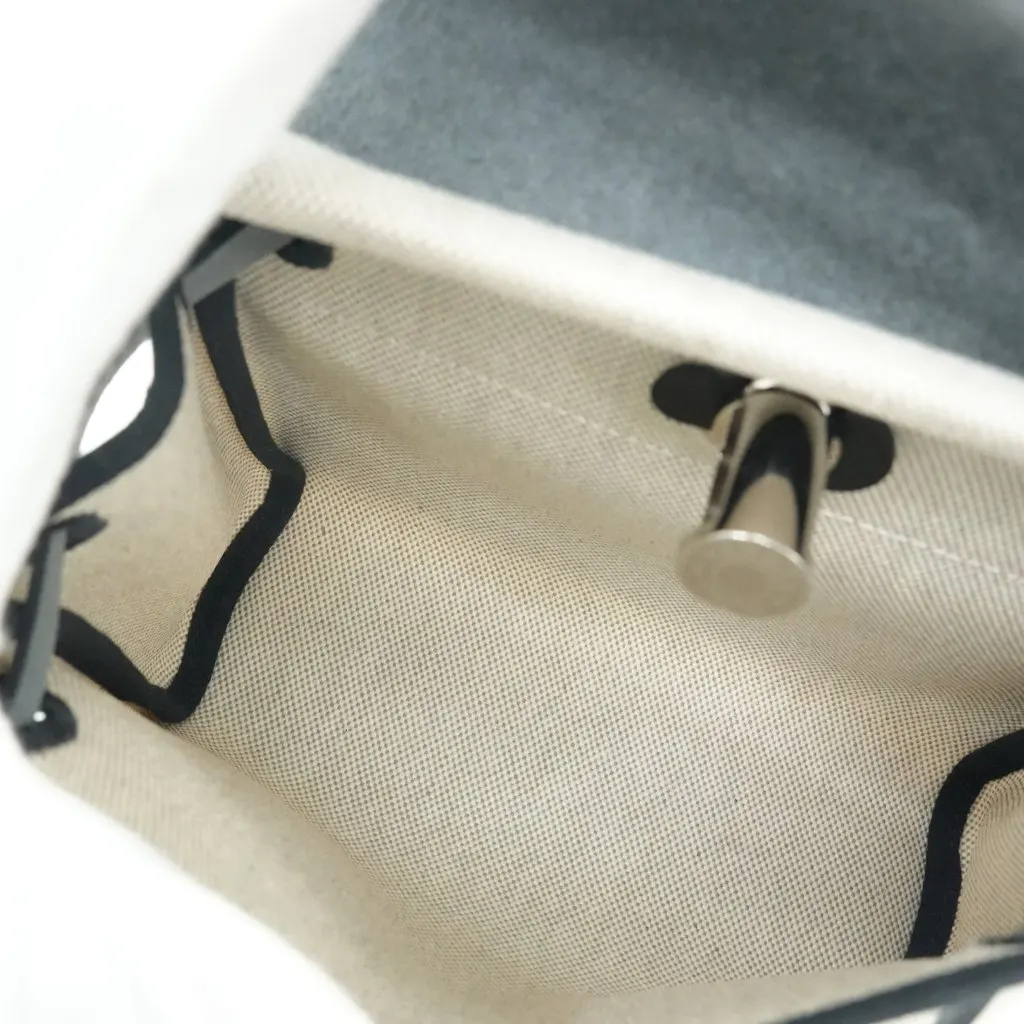 Hermès Herbag Mini 20 White/Beige Beige Leather Very good - Model View