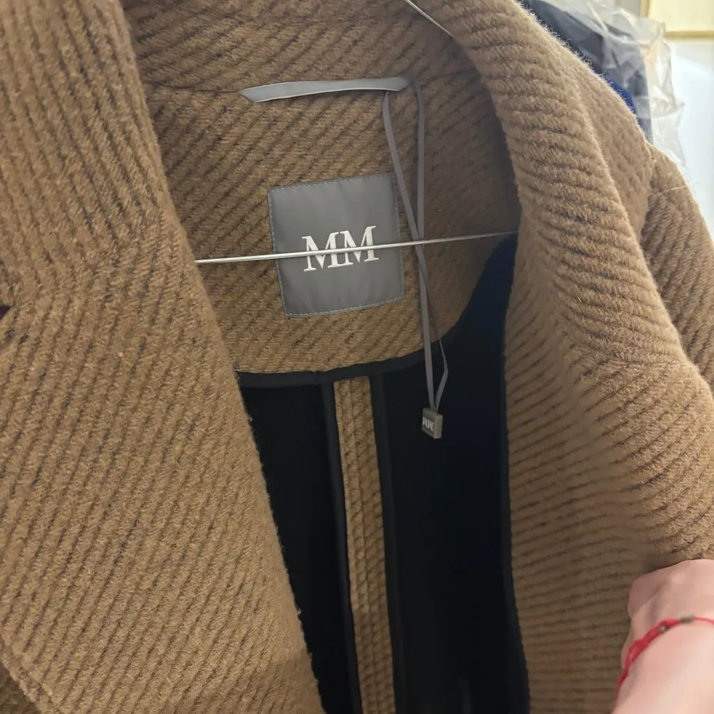 Max Mara Coat Beige Wool Very good - Inside View