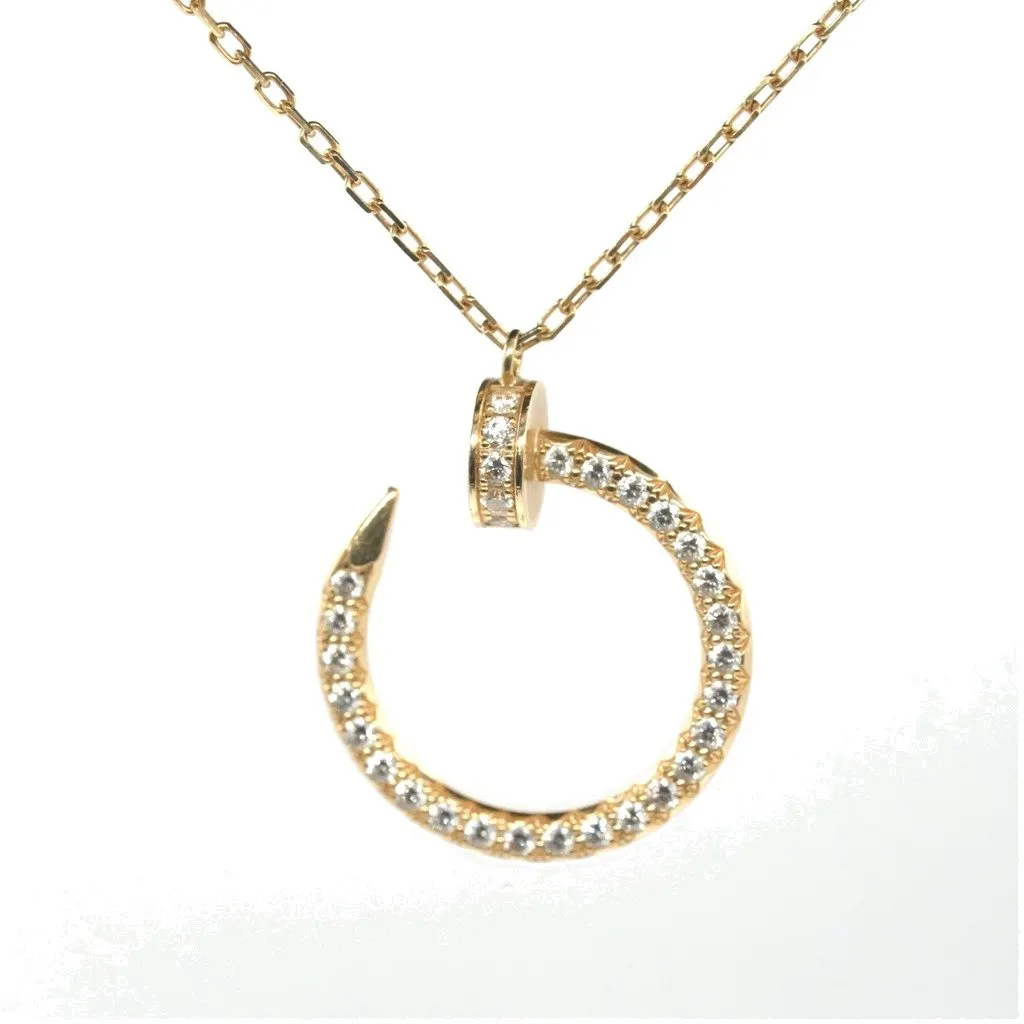 Cartier Juste Un Clou Pendant, Diamonds, 18K Yellow Gold Size:5.6g