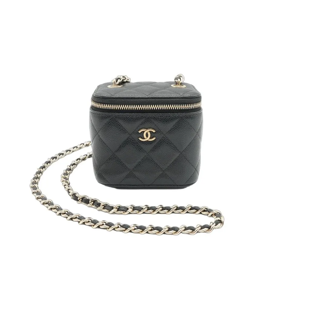 Chanel Vanity Case Mini Cavier