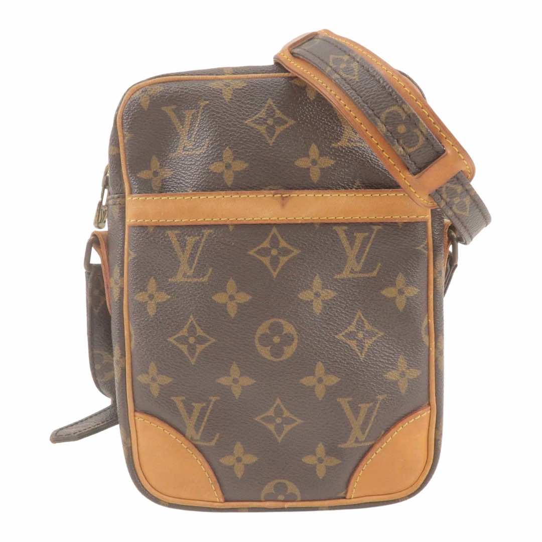 Louis Vuitton Danube Monogram Brown Canvas Leather Fair - Front View