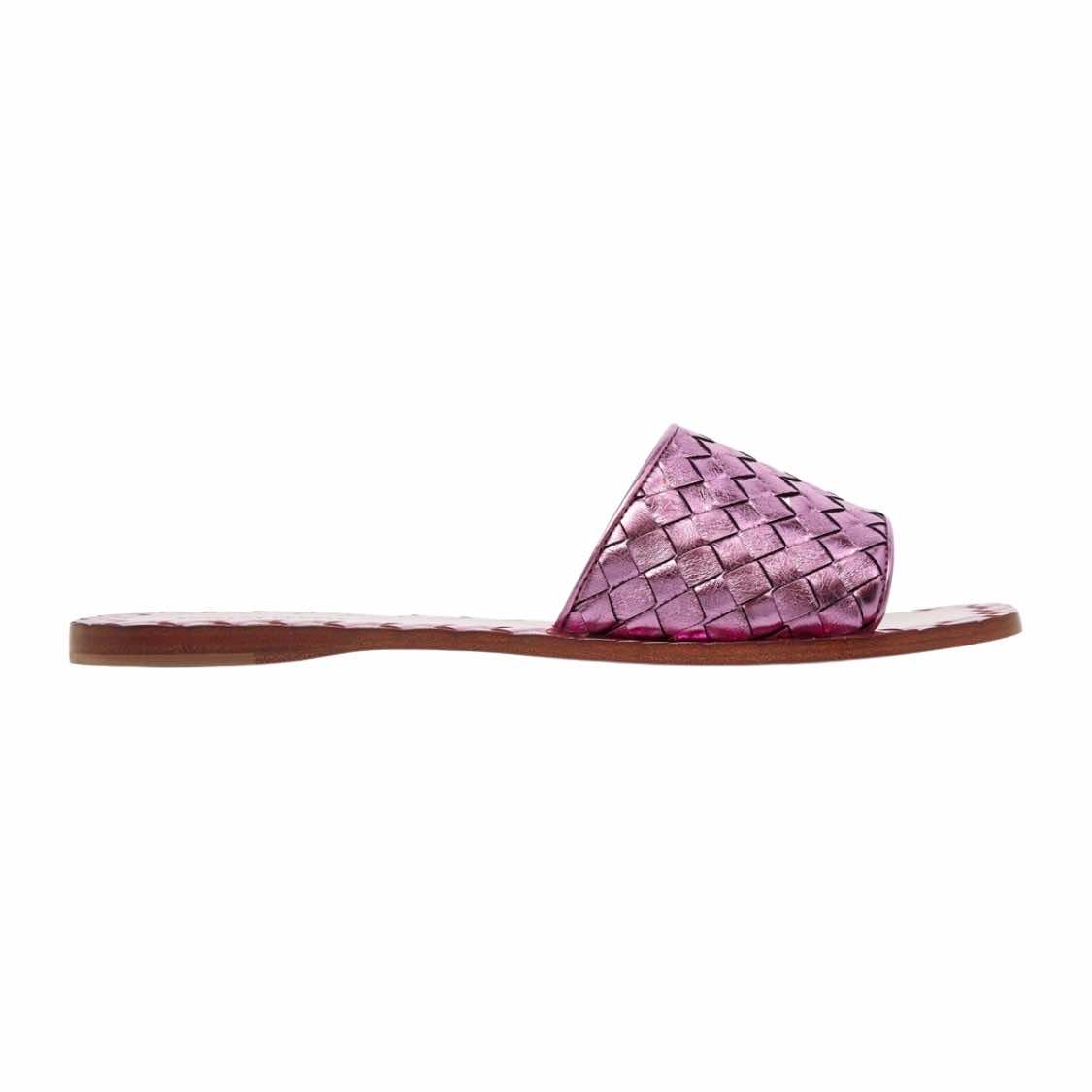 Bottega Veneta Intrecciato Flat Sandals