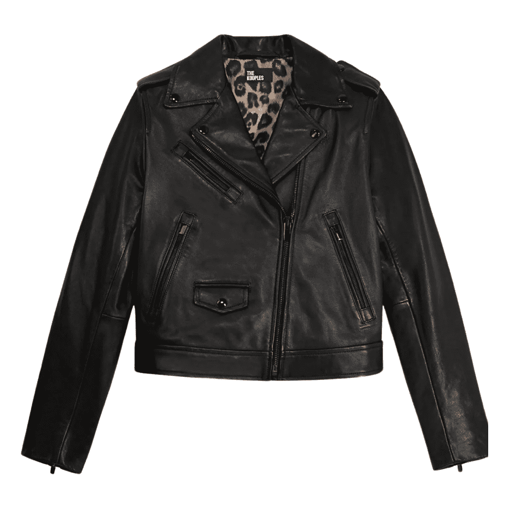 The Kooples Leather Biker Jacket