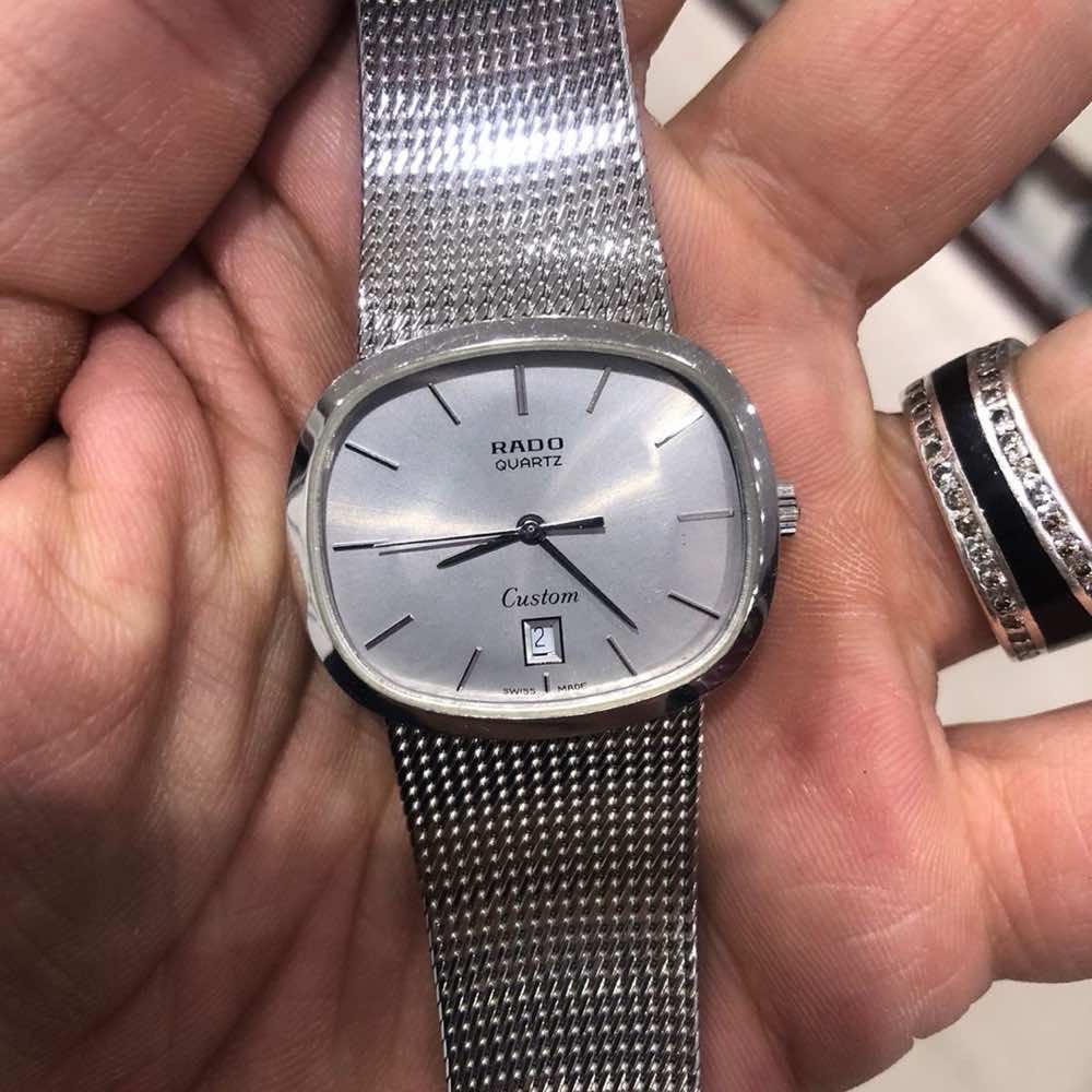 Rado Vintage Watch Silver Very good - Box View
