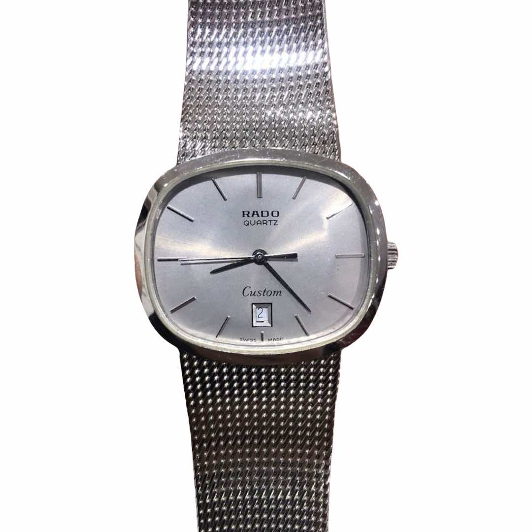 Rado Vintage Watch Silver Very good - Front View